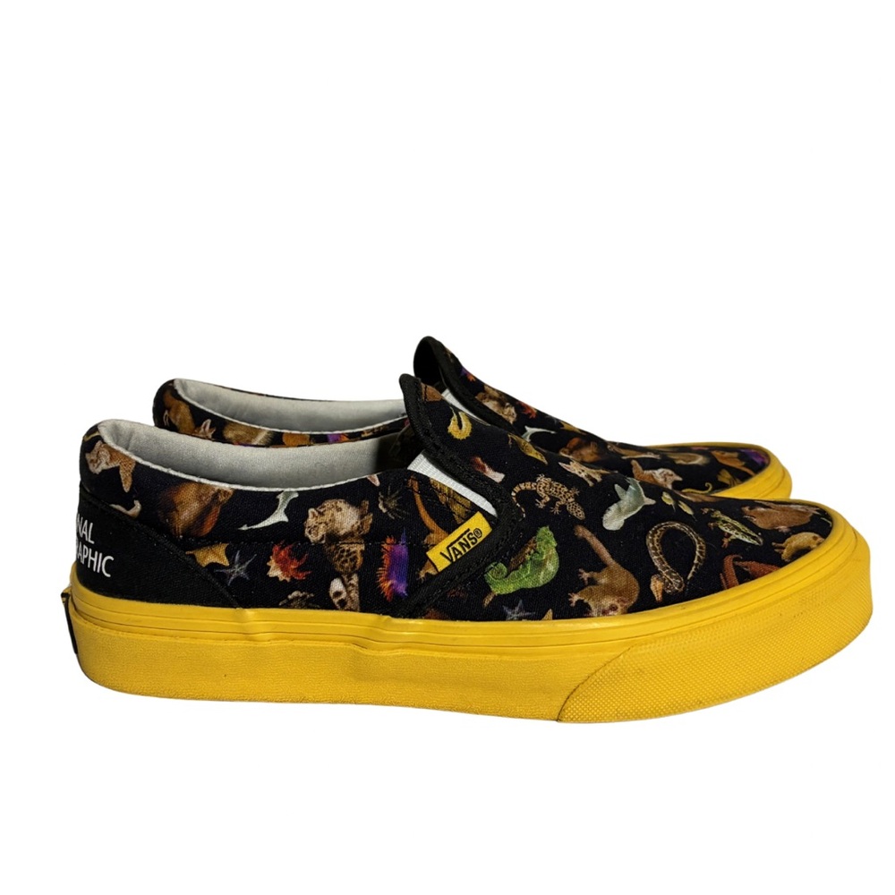 RARE Vans Limited Edition National Geographic Women 6.5/Big Kids 5 - Picture 3 of 11